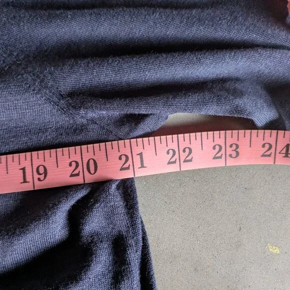 COS Basic wide-neck knit jumper | Navy - Picture 3 of 16